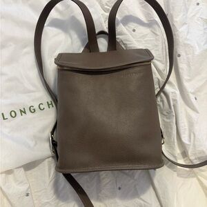 Longchamp Le Foulonne M backpack - taupe